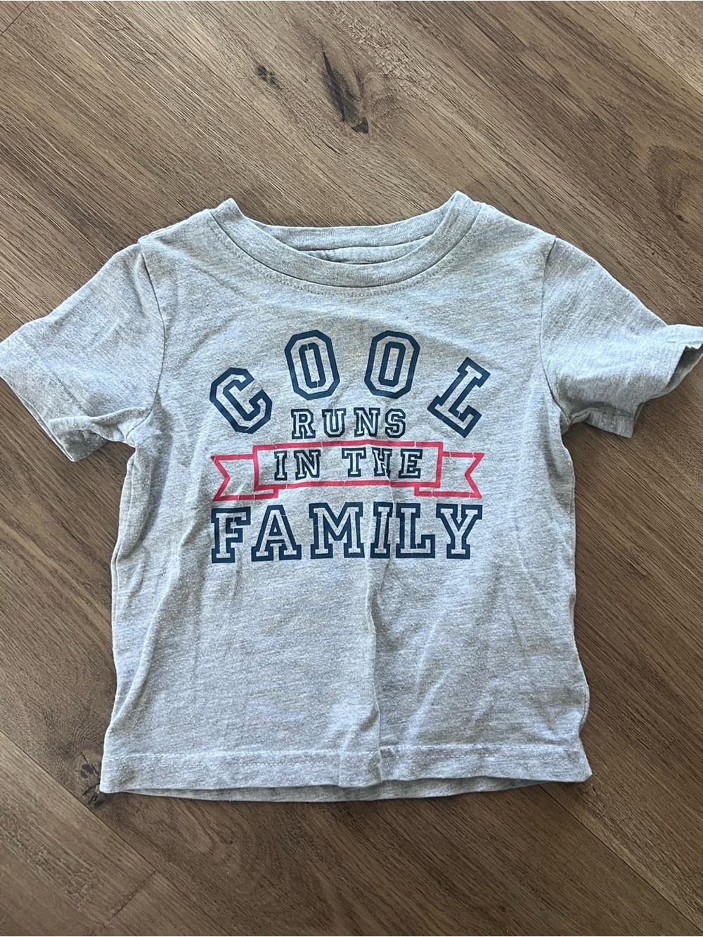 WonderKids' Gray 'Cool Runs in the Family' Graphic Tee 18M